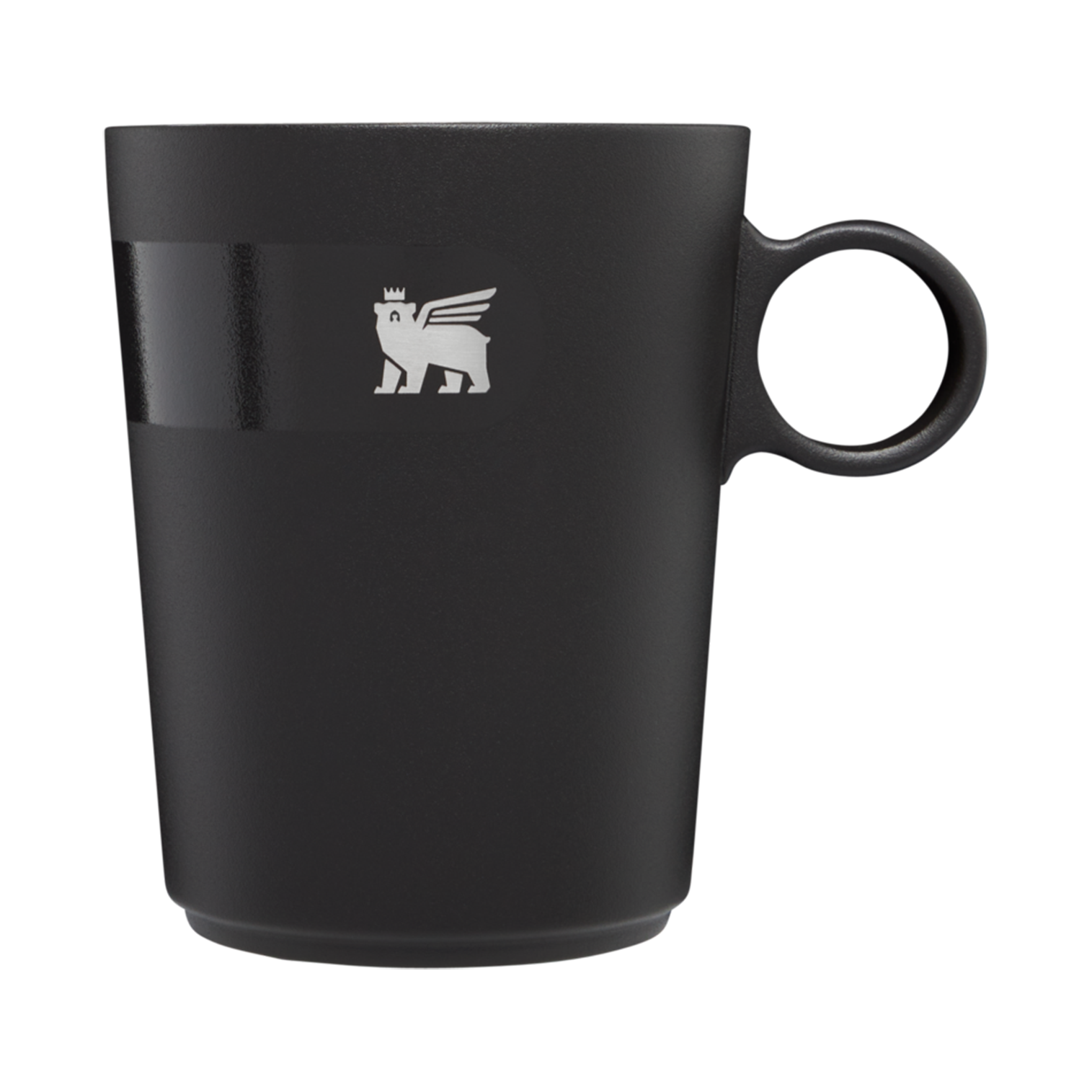 Stanley 10.6 OZ Cafe Latte Cup with Circular Handle in Matte Black