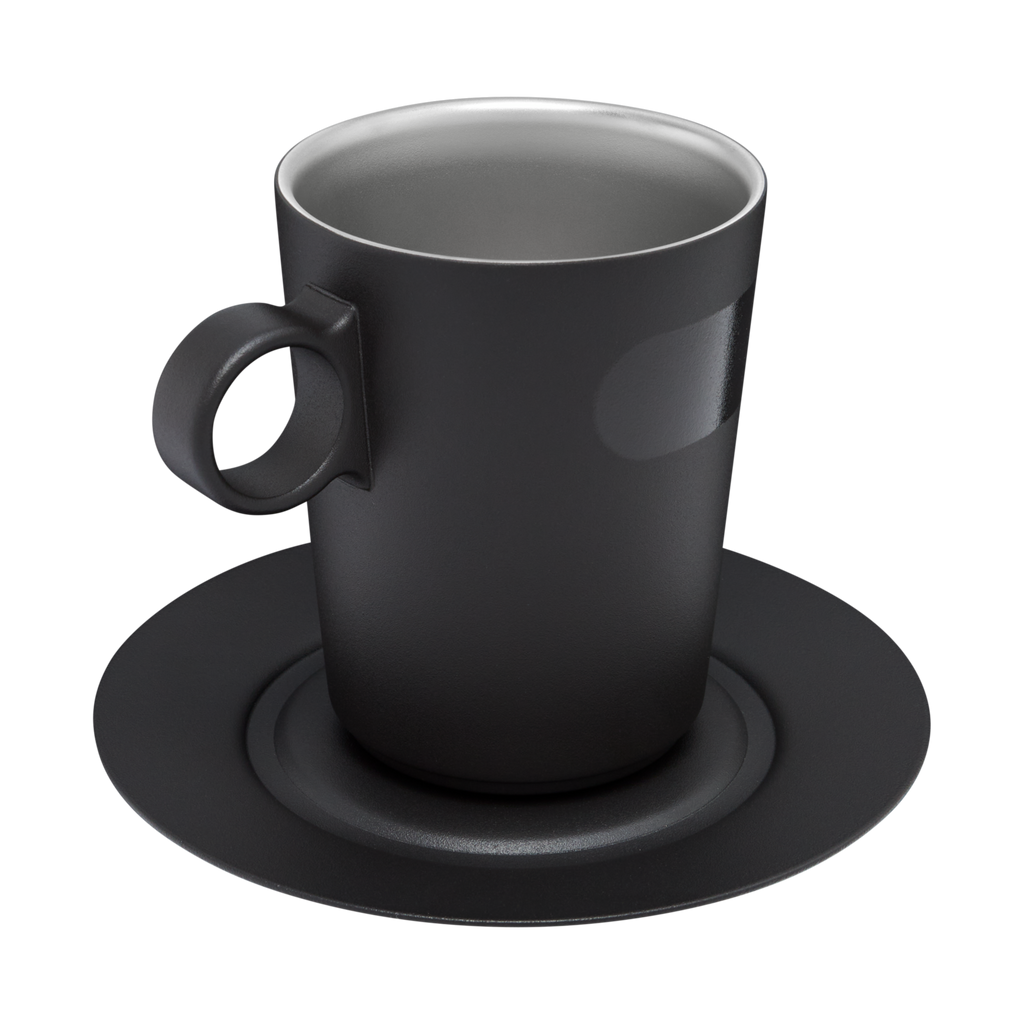 The DayBreak Café Latte Cup & Stillness Saucer | 10.6 OZ - Daily Sip. Daily Refill.