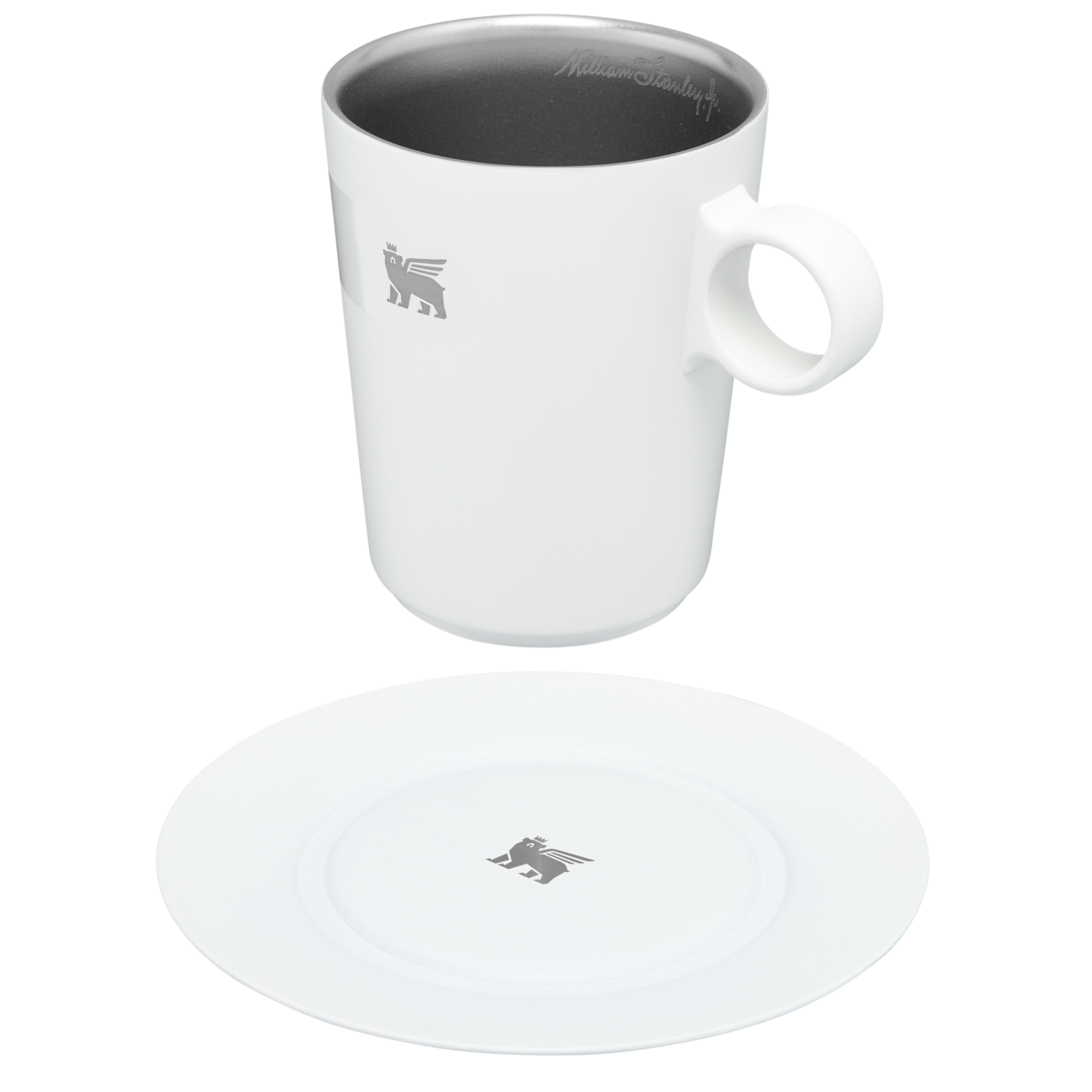 The DayBreak Café Latte Cup & Stillness Saucer | 10.6 OZ - Daily Sip. Daily Refill.