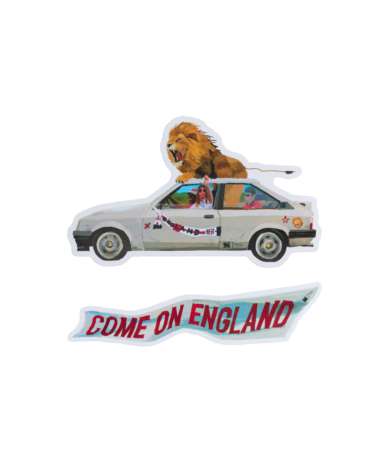 Stanley 1913 x England Fútbol Artist Sticker Pack - Tumblers Made Simple