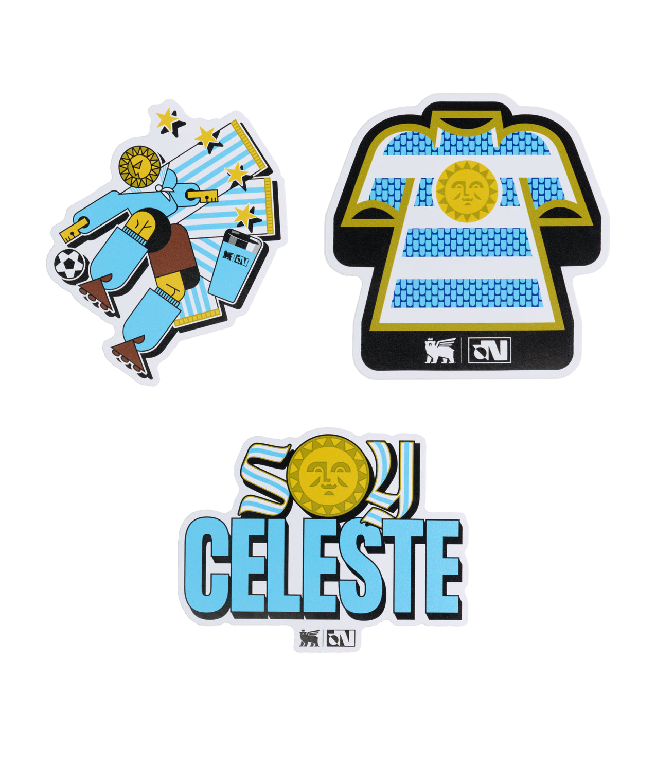 Stanley 1913 x Uruguay Fútbol Artist Sticker Pack - Simple Sip Energy