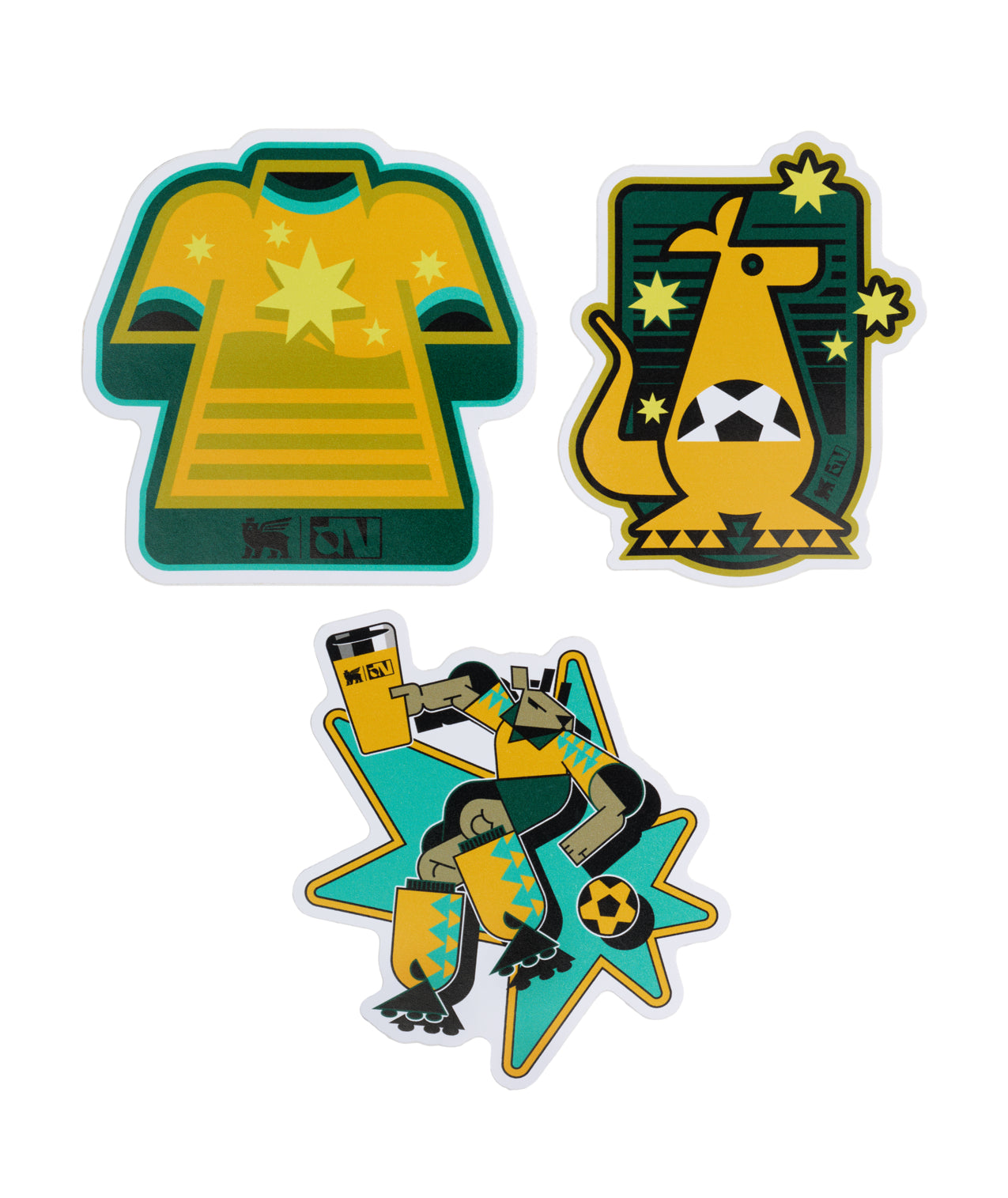 Stanley 1913 x Australia Fútbol Artist Sticker Pack - Made for Motion