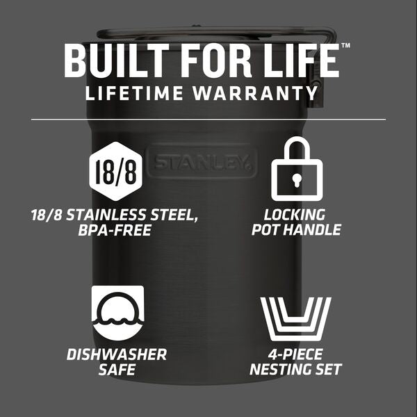 Adventure Nesting Two Cup Cookset - Made for Plans