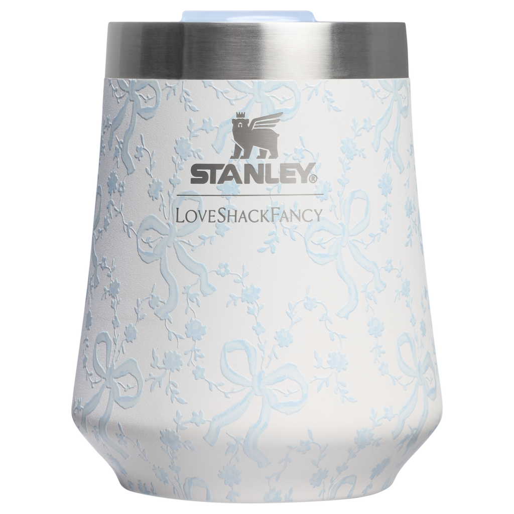Stanley 1913 x LoveShackFancy Holiday The Reserve Wine Tumbler Set | 11 OZ (2-pack) - Fresh Hydration Routine