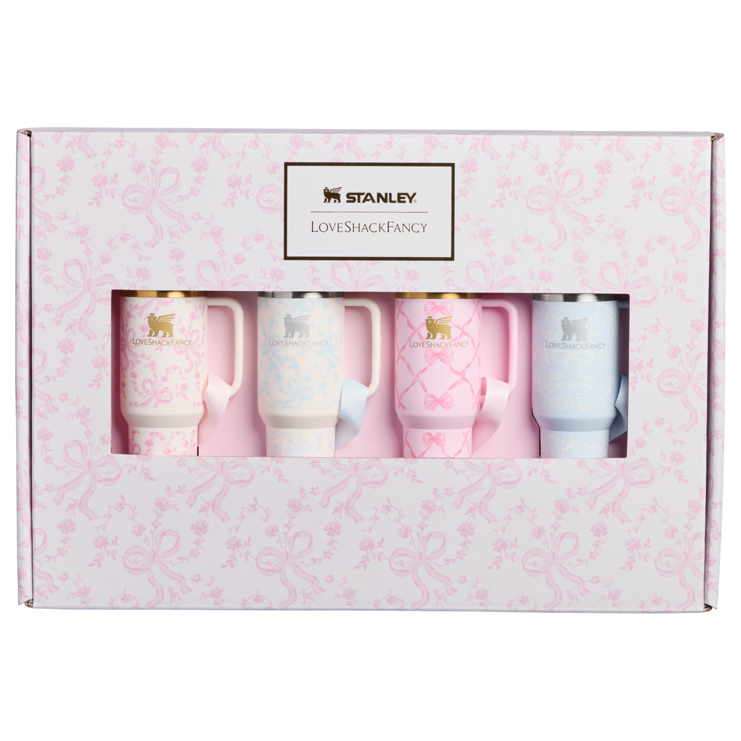 Stanley 1913 x LoveShackFancy Holiday Quencher ProTour Ornament Set - Refills Made Easy