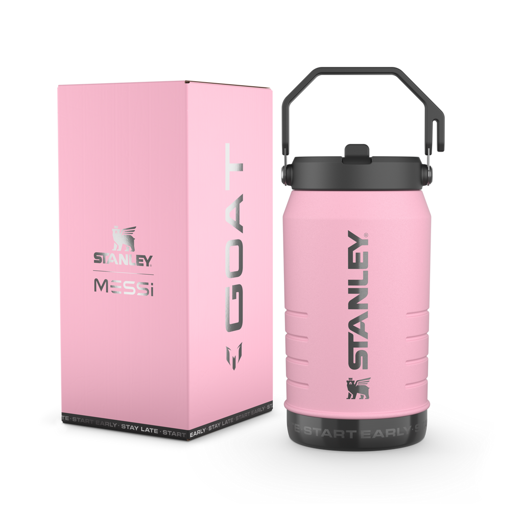 The Messi x Stanley IceFlow™ Flip Straw Jug | 64 OZ - Tumblers Made Simple