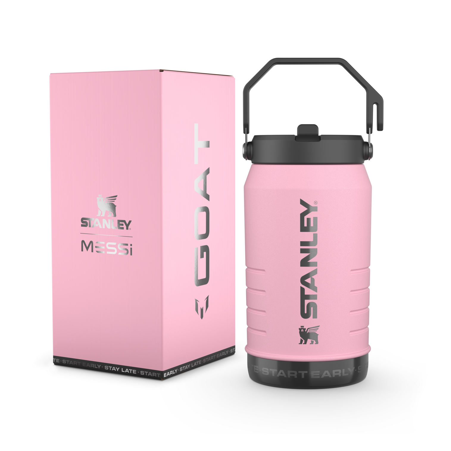 The Messi x Stanley IceFlow™ Flip Straw Jug | 64 OZ - Tumblers Made Simple
