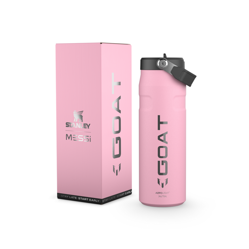 The Messi x Stanley IceFlow™ Flip Straw 2.0 Bottle | 24 OZ - Made to Move