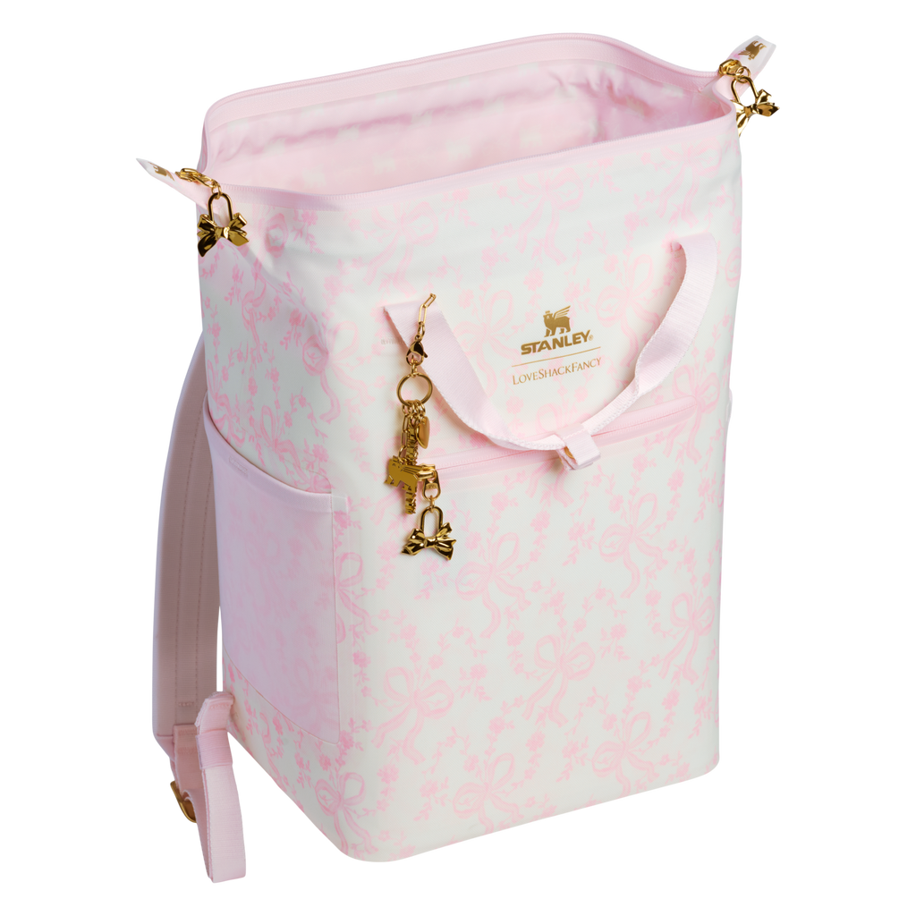 Stanley 1913 x LoveShackFancy Holiday All Day Madeleine Mini Cooler Backpack | 20 Can | 14 QT | 13.2 L - Your Gym Cup