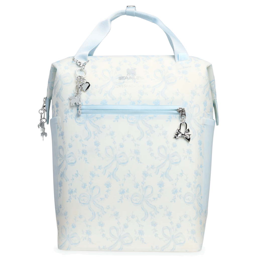 Stanley 1913 x LoveShackFancy Holiday All Day Madeleine Mini Cooler Backpack | 20 Can | 14 QT | 13.2 L - Your Gym Cup