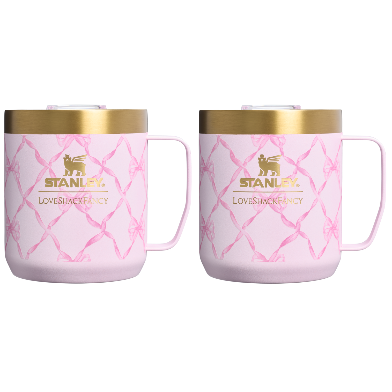 Stanley 1913 x LoveShackFancy Holiday Everyday Camp Mug Set | 12 OZ - Tumbler That Fits