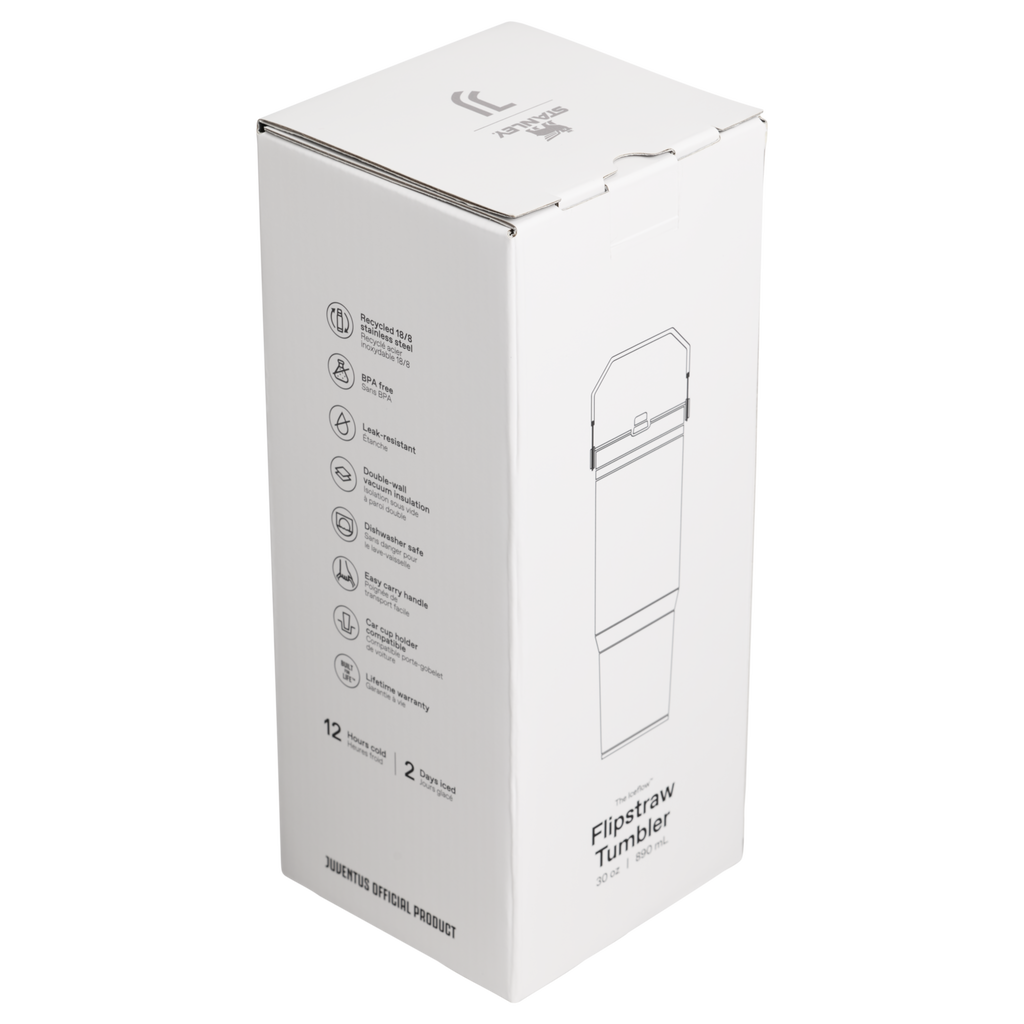 Stanley 1913 x Juventus The IceFlow™ Flip Straw 2.0 Tumbler | 30 OZ - Tumbler That Fits