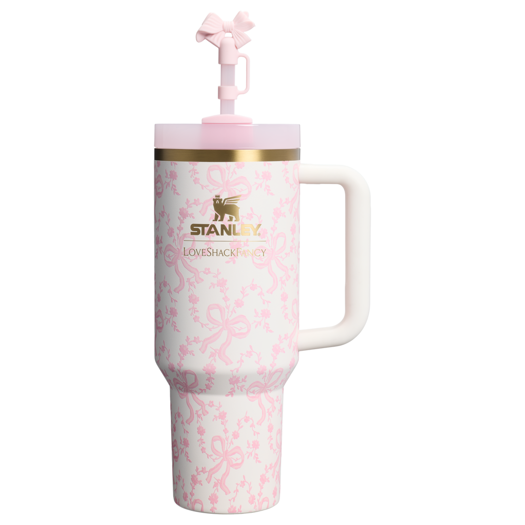 Stanley 1913 x LoveShackFancy Holiday Quencher® H2.0  FlowState™ Tumbler | 40 OZ - Daily Hydration Choice