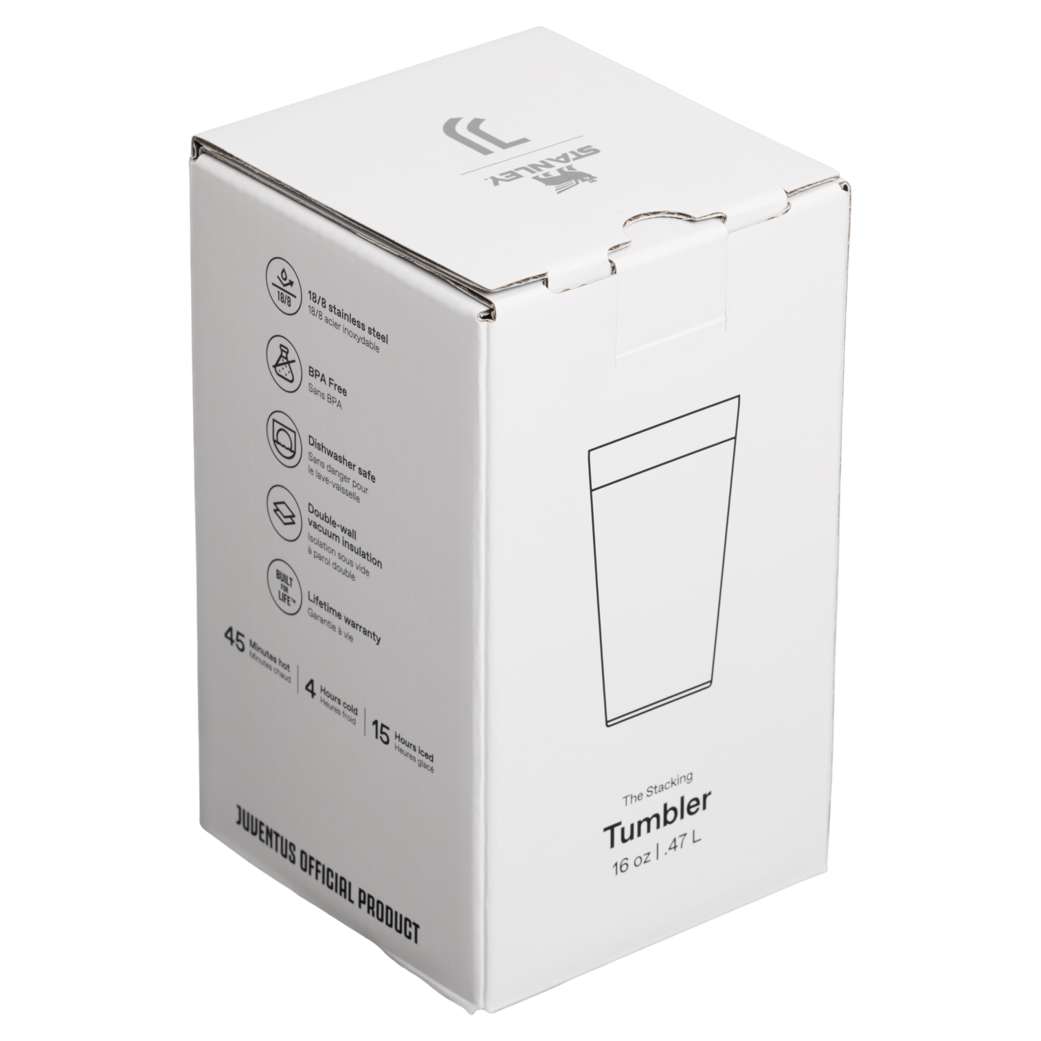 Stanley 1913 x Juventus Stay-Chill Stacking Pint - Better Daily Sips