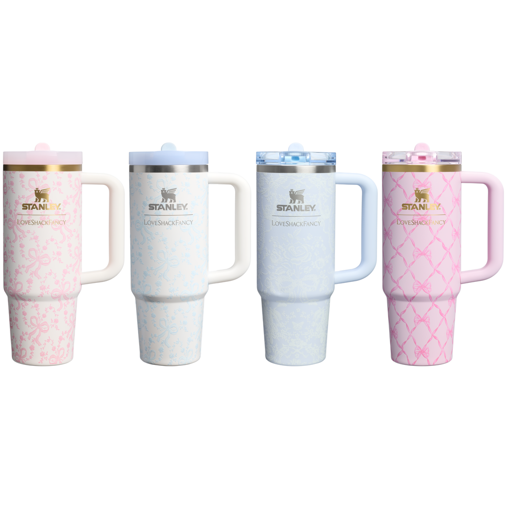 Stanley 1913 x LoveShackFancy Holiday The Quencher ProTour Set 4-pack | 30 OZ - Your Daily Tumbler
