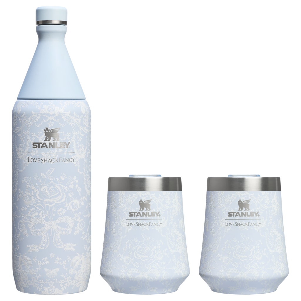 Stanley 1913 x LoveShackFancy Holiday Reserve All Day Wine Set | 34 OZ | 11 OZ - Your Stanley Routine