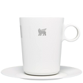 The DayBreak Café Latte Cup & Stillness Saucer | 10.6 OZ - Daily Sip. Daily Refill.
